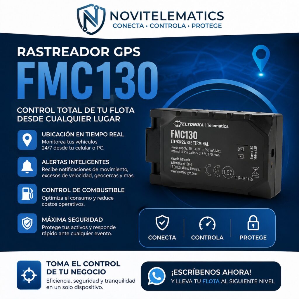 Teltonika FMC130 GPS Vehicular 4G