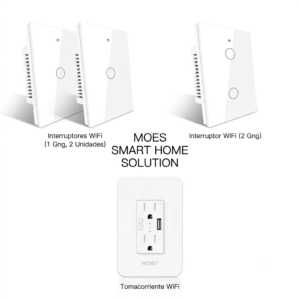 Kit Básico Smart Home MOES – 4 Dispositivos WiFi