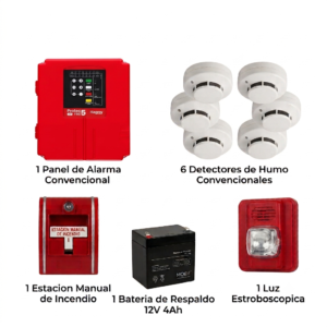 Kit Básico de Alarma Contra Incendios